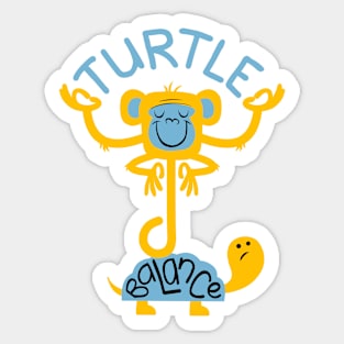 Turtle Balance Sticker